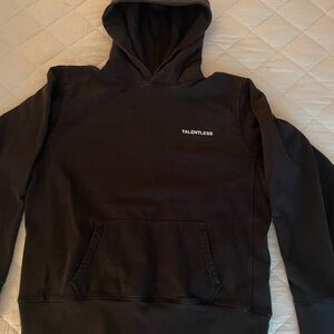 TALENTLESS Black Heavyweight Hoodie Unisex